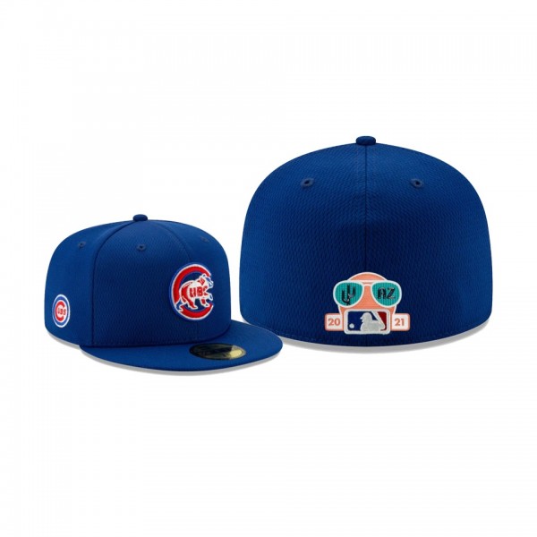 Men's Chicago Cubs 2021 Spring Training Royal 59FIFTY Fitted Hat