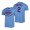 Chicago Cubs Nico Hoerner Royal 2022 Field Of Dreams Tri-Blend T-Shirt