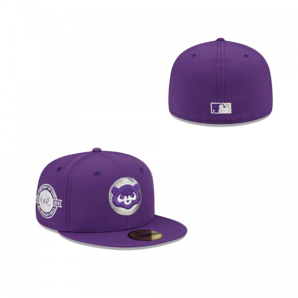Purple Refresh Chicago Cubs 59FIFTY Fitted Hat