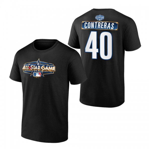 Willson Contreras Cubs 2022 MLB All-Star Game Black T-Shirt