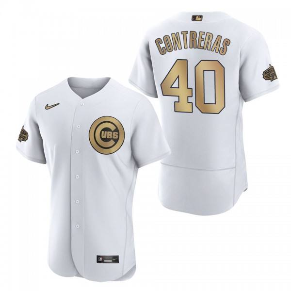 Willson Contreras Cubs 2022 MLB All-Star Game Authentic White Jersey