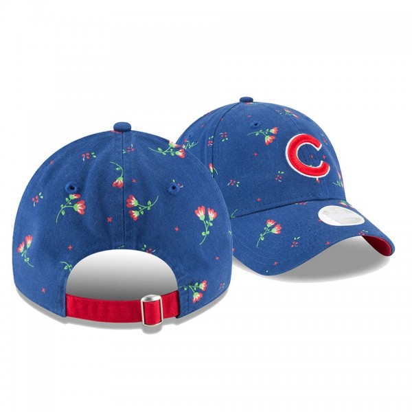 Women's Cubs Blossom Royal 9TWENTY Adjustable New Era Hat