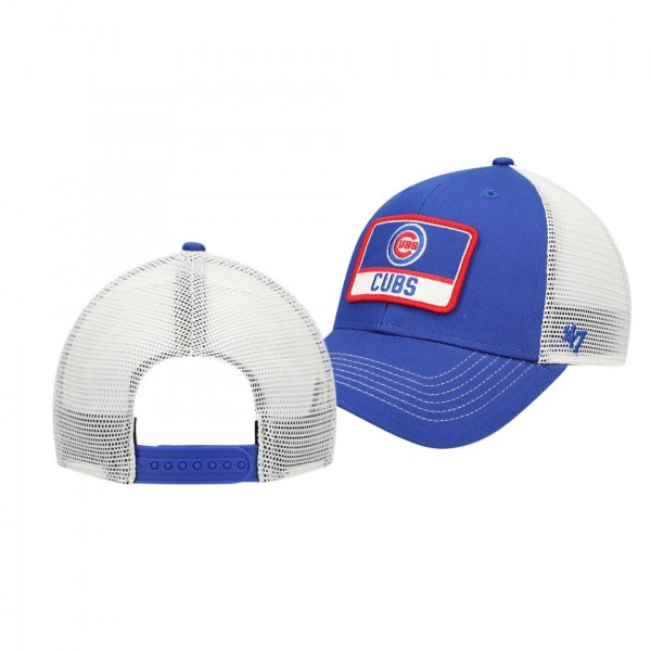 Youth Chicago Cubs Zoomer MVP Royal Trucker Snapback Hat
