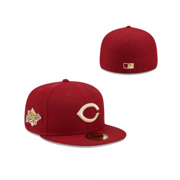 Cincinnati Reds Cardinal Sunshine 59FIFTY Fitted Hat