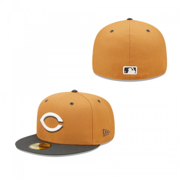 Cincinnati Reds Color Pack Tan 59FIFTY Fitted Hat