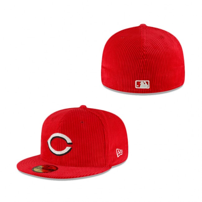 Cincinnati Reds Corduroy 59FIFTY Fitted Hat