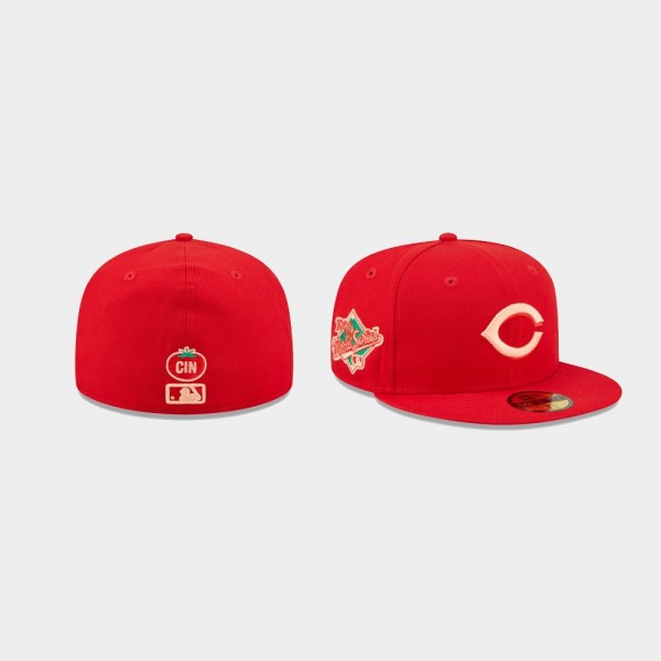 Cincinnati Reds Men's State Fruit Red 59FIFTY Fitted Hat