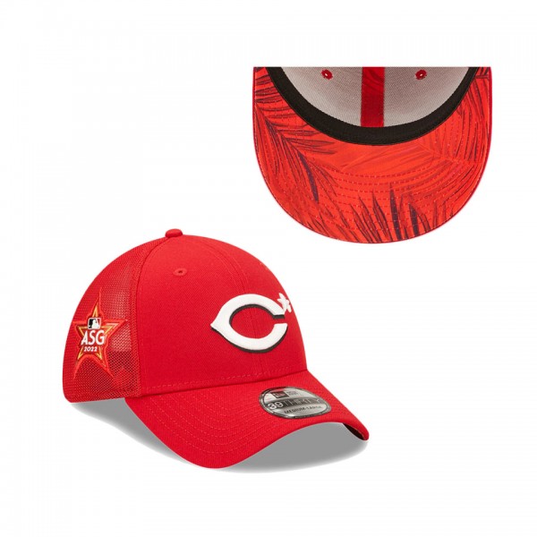 Cincinnati Reds Red 2022 MLB All-Star Game Workout 39THIRTY Flex Hat