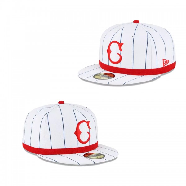 Cincinnati Reds White 2022 Field Of Dreams Cooperstown 59FIFTY Fitted Hat