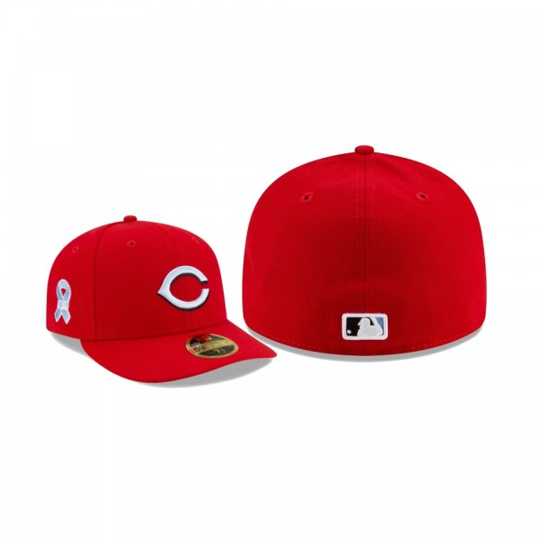 Men's Cincinnati Reds 2021 Father's Day Red On-Field Low Profile 59FIFTY Fitted Hat