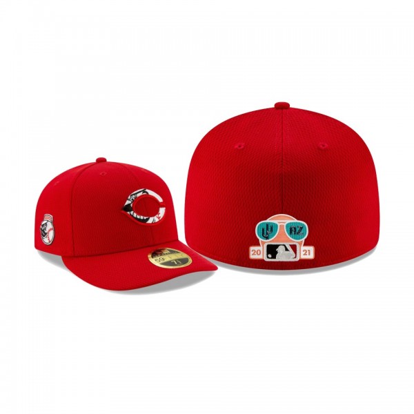 Men's Cincinnati Reds 2021 Spring Training Red Low Profile 59FIFTY Fitted Hat
