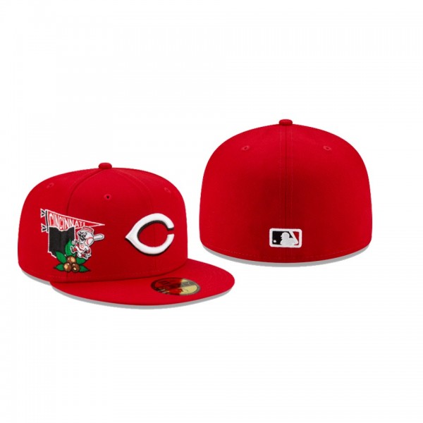 Men's Cincinnati Reds City Patch Red 59FIFTY Fitted Hat