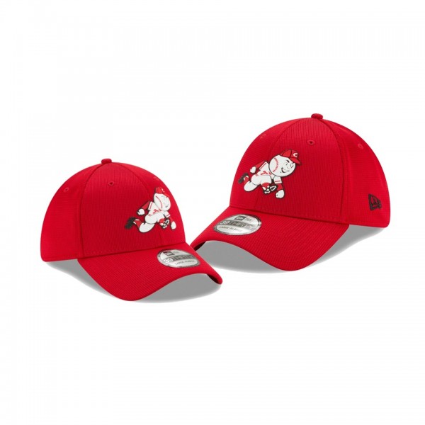Men's Reds Clubhouse Red 39THIRTY Flex Hat