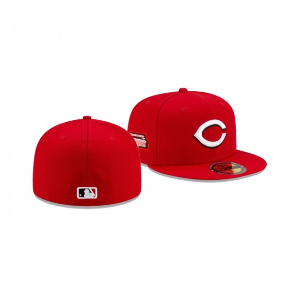 Men's Cincinnati Reds Stadium Patch Red 59FIFTY Fitted Hat