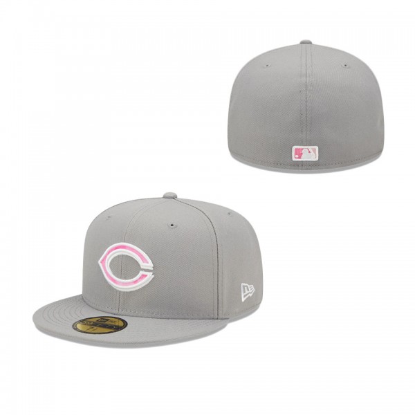 Men's Cincinnati Reds Gray 2022 Mother's Day On-Field 59FIFTY Fitted Hat