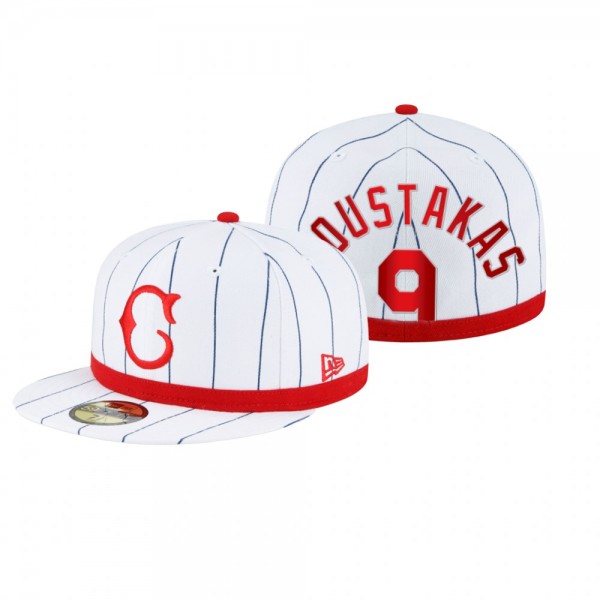 Cincinnati Reds Mike Moustakas White 2022 Field Of Dreams Fitted Hat