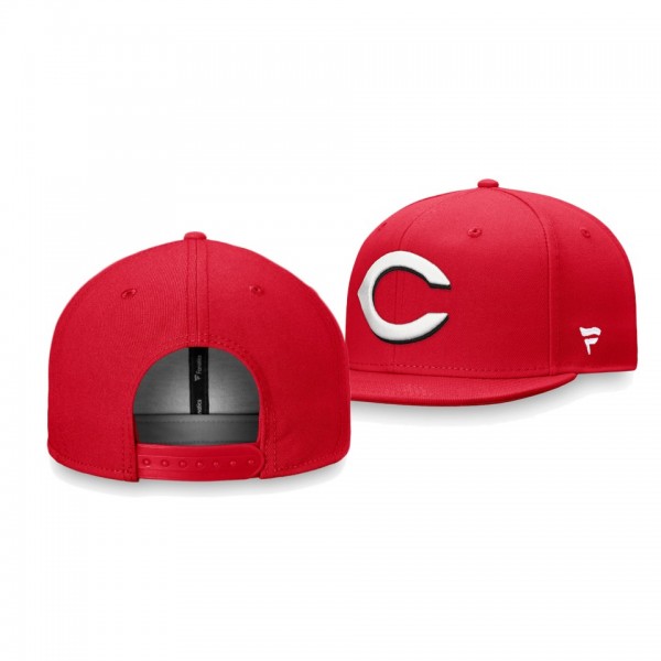 Men's Reds Core Red Adjustable Snapback Hat