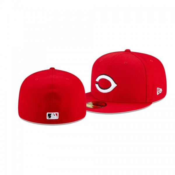 Cincinnati Reds Upside Down Red 59FIFTY Fitted Hat