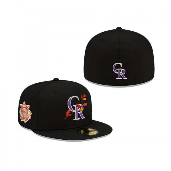 Colorado Rockies Leafy Front 59FIFTY Fitted Cap