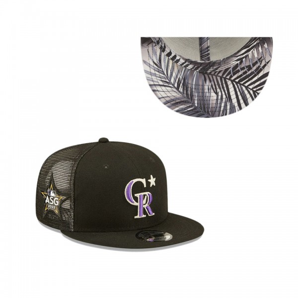 Colorado Rockies Black 2022 MLB All-Star Game Workout 9FIFTY Snapback Adjustable Hat