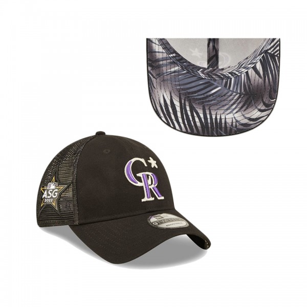 Colorado Rockies Black 2022 MLB All-Star Game Workout 9TWENTY Adjustable Hat