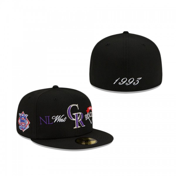 Colorado Rockies Call Out Fitted Hat