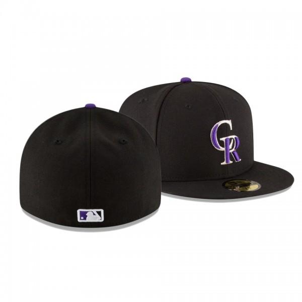 Colorado Rockies 2021 MLB All-Star Game Black Workout Sidepatch 59FIFTY Hat