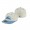 Colorado Rockies White Chrome Sky Low Profile Fitted Hat