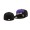 Men's Colorado Rockies Color Split Purple Black 59FIFTY Fitted Hat