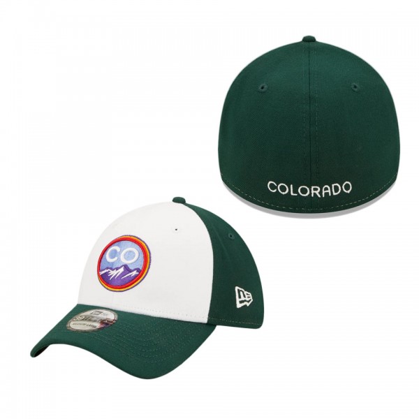 Colorado Rockies White 2022 City Connect 39THIRTY Flex Hat