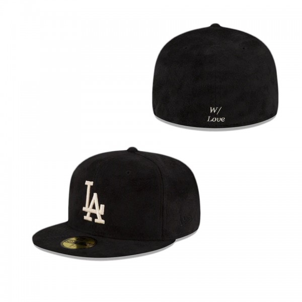 Bricks & Wood Los Angeles Dodgers Suede 59FIFTY Fitted Hat