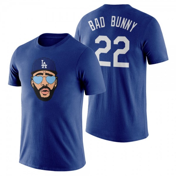 Los Angeles Dodgers Bad Bunny Royal 2022 MLB All-Star Celebrity Softball Game T-Shirt