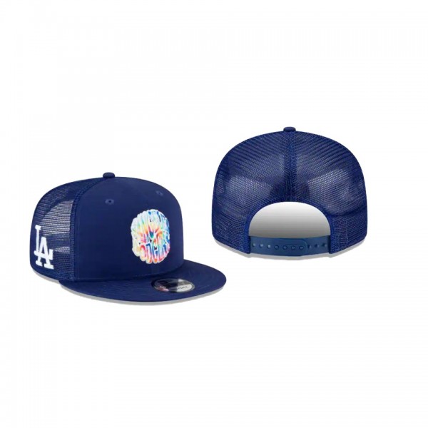 Men's Los Angeles Dodgers Groovy Collection Blue 9FIFTY Snapback Hat