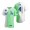 Los Angeles Dodgers Chloe Kim Authentic White Green 2022 Celebrity Softball Game Jersey
