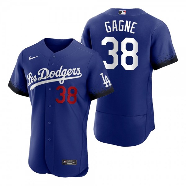 Men's Los Angeles Dodgers Eric Gagne Royal 2021 City Connect Authentic Jersey