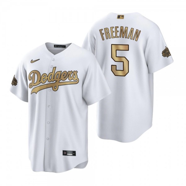 Men's Los Angeles Dodgers Freddie Freeman White 2022 MLB All-Star Game Replica Jersey