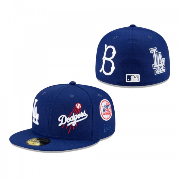 Dodgers Patch Pride Fitted Cap Royal