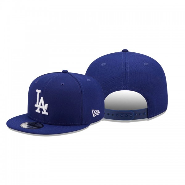 Men's Dodgers Banner Patch Royal 9FIFTY Snapback Hat
