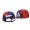 Los Angeles Dodgers Dip-Dye Royal Red Adjustable Hat