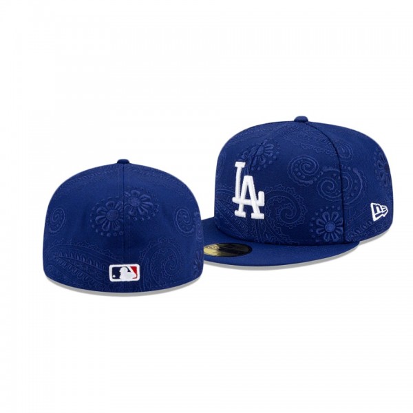 Men's Dodgers Swirl Royal 59FIFTY Fitted Hat