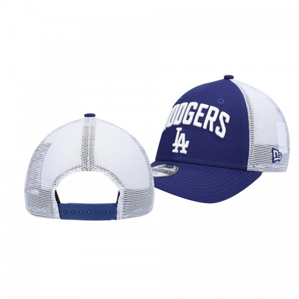 Los Angeles Dodgers Team Title Royal White 9FORTY Snapback Hat
