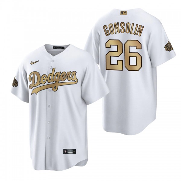 Tony Gonsolin Dodgers White 2022 MLB All-Star Game Replica Jersey
