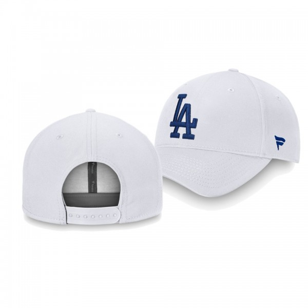 Men's Dodgers Iconic White Snapback Hat