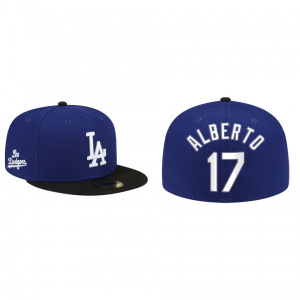 Hanser Alberto Los Angeles Dodgers Royal 2022 City Connect 59FIFTY Team Fitted Hat