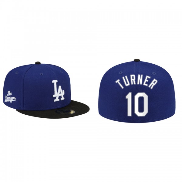 Justin Turner Los Angeles Dodgers Royal 2022 City Connect 59FIFTY Team Fitted Hat