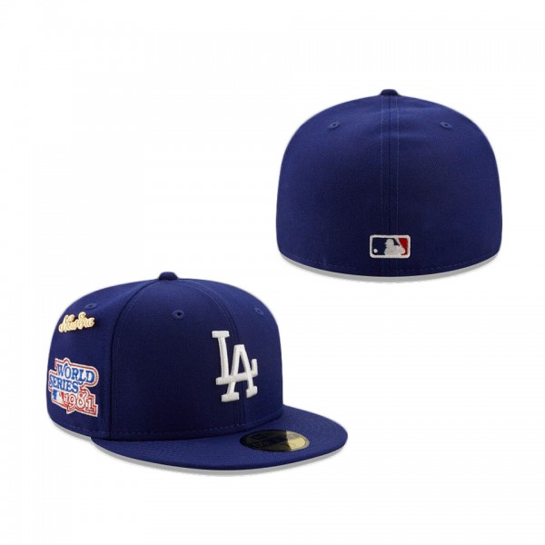 Los Angeles Dodgers 1981 Logo History 59FIFTY Fitted Hat