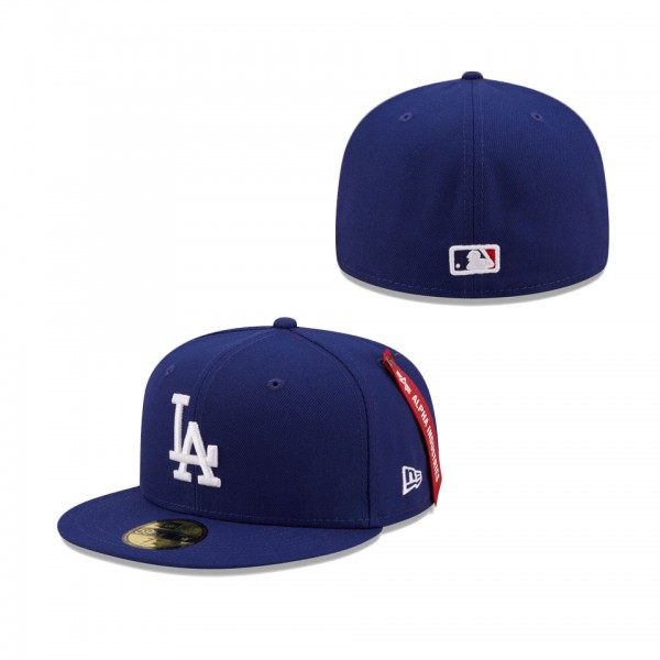 Los Angeles Dodgers New Era X Alpha Industries 59FIFTY Fitted Hat Royal