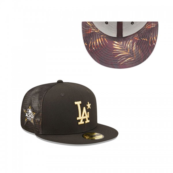 Los Angeles Dodgers Black 2022 MLB All-Star Game On-Field 59FIFTY Fitted Hat