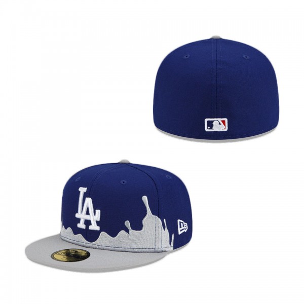 Los Angeles Dodgers Drip Front 59FIFTY Fitted Hat