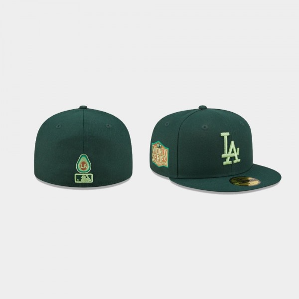 Los Angeles Dodgers Men's State Fruit Green 59FIFTY Fitted Hat